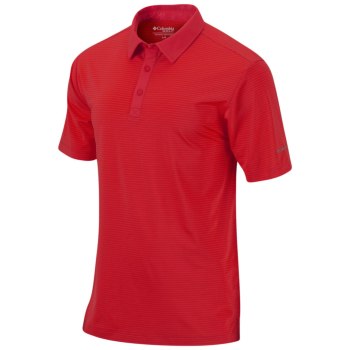 Columbia Polo Heren, Omni-Wick Sunday Rood, 61YRIKUVQ